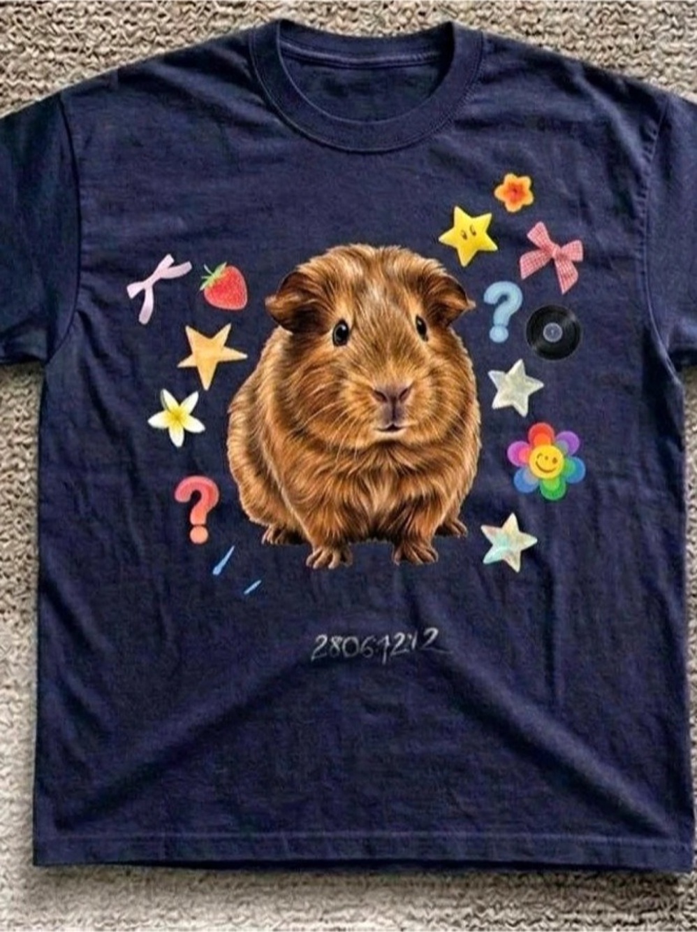 Guinea Pig Graphic Short Sleeve Tee